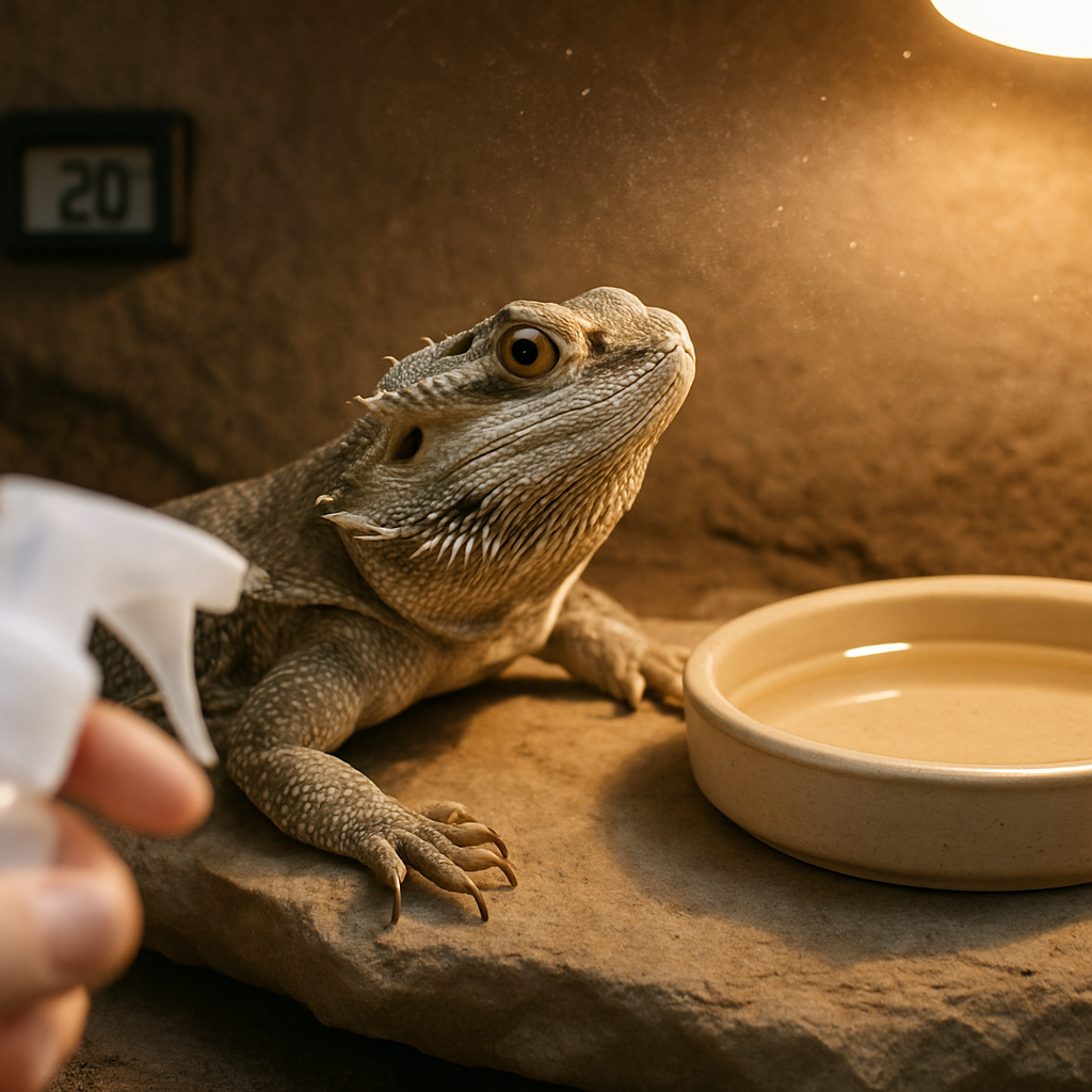 Wasserbedarf täglich bei Bartagamen – Bartagamen-ratgeber.de